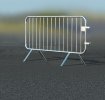 Example of other symbolic barriers used in different contexts(Crowd control barrier