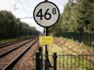 Example from the Netherlands(Prohibitive sign at platform end