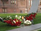 Example of a national monument for railway incidents (Utrecht, the (...)(A poem of theologist and preacher Anne van der Meiden is written on the monument. The poem shows the dynamics of life and the silence of death in a bold and strong way.