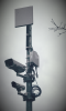 Example of a mixed detection system(System composed of a radar (top), video camera (middle) and thermal camera (bottom). This system does not include sound warnings.